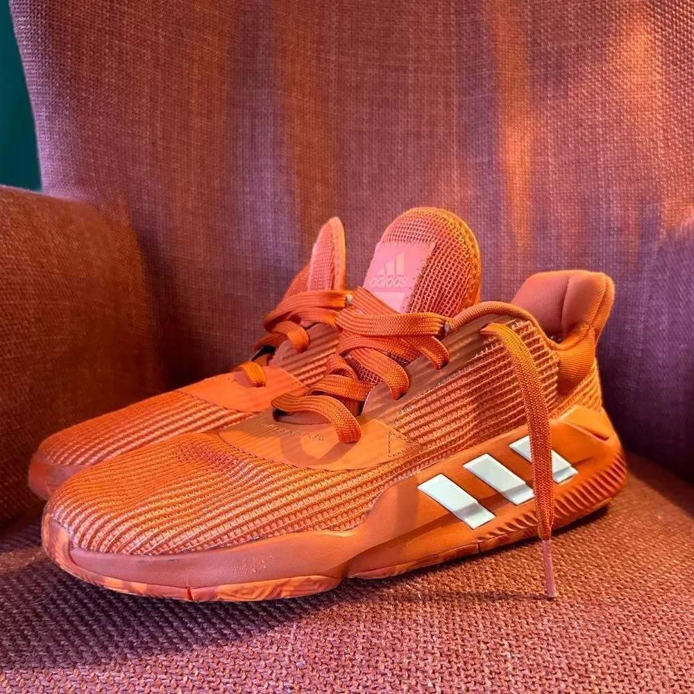 Adidas EUC Orange Basketball Sneakers